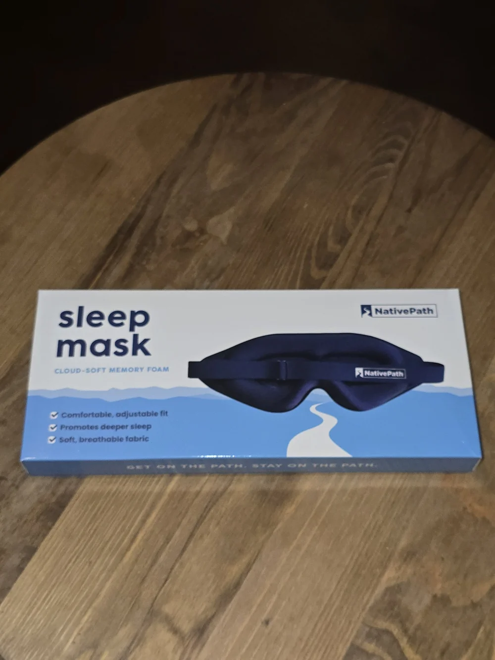 NativePath Cloud-Soft Memory Foam Sleep Mask NIB